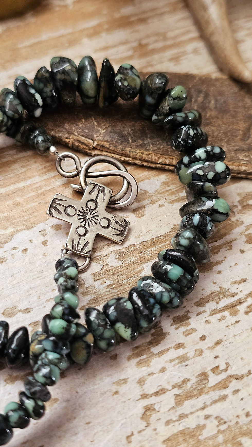 Thumbnail: New Lander Nugget and Sterling Necklace