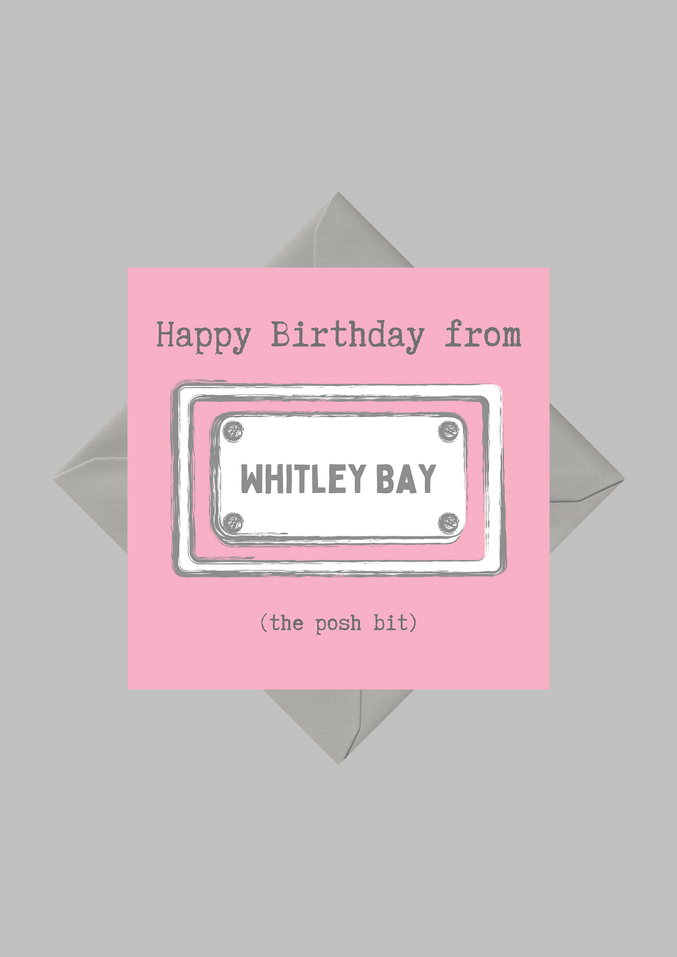 Thumbnail: Happy Birthday From (Your Town City) Personalised Funny Birthday Card
