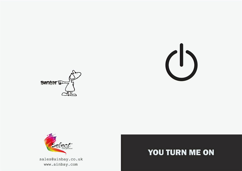 Thumbnail: You Turn Me On Greeting Card
