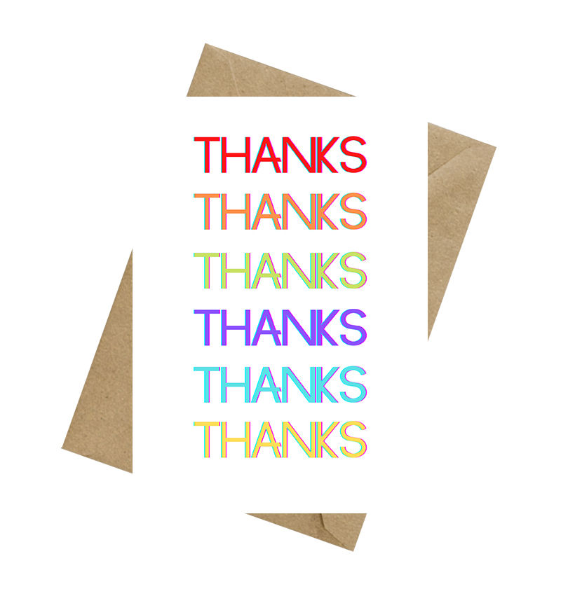 Thumbnail: Thanks Greeting Card