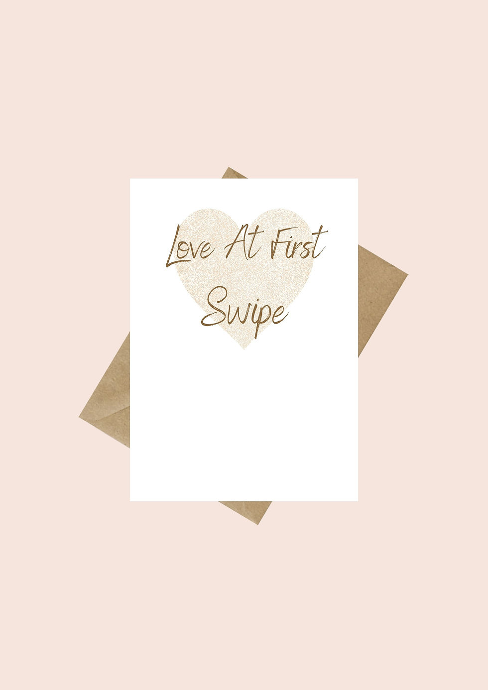Thumbnail: Love At First Swipe Greeting Card