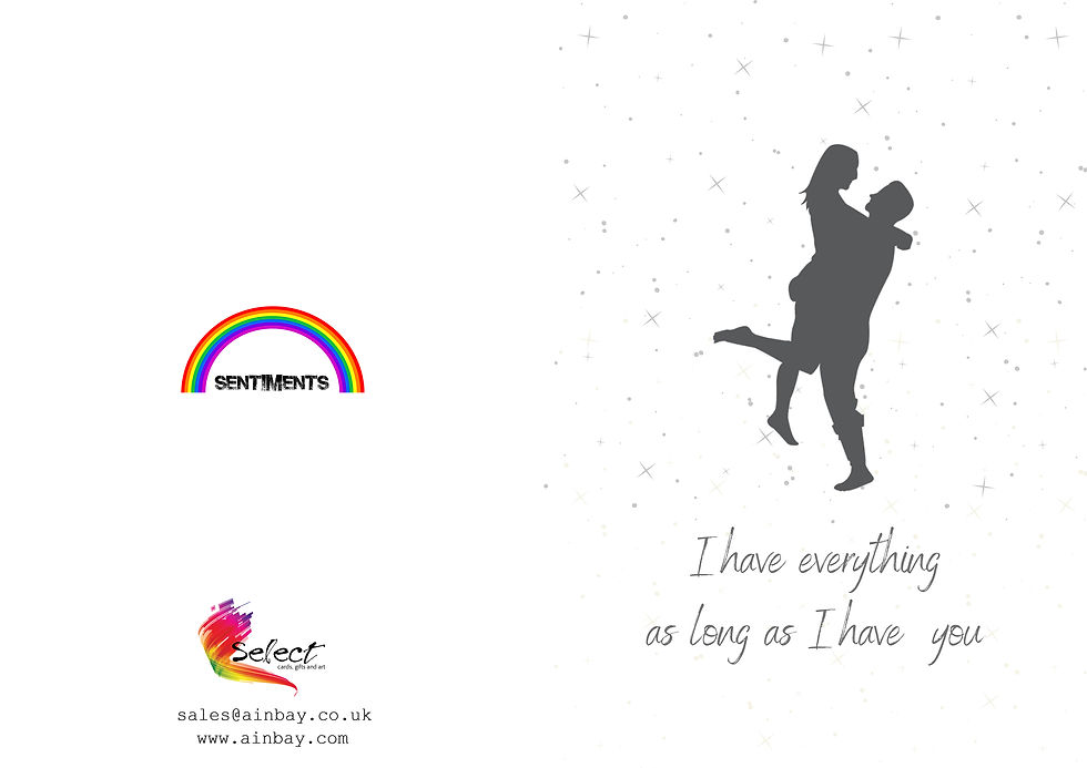 Thumbnail: I Have Everything As Long As I Have You Romantic Greeting Card