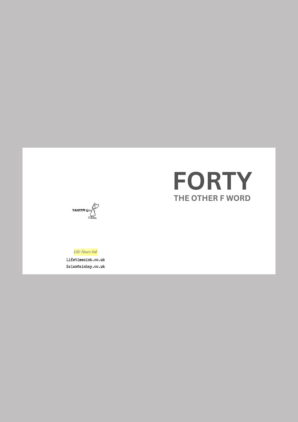 Thumbnail: Forty The Other F Word Funny 40th Birthday Card