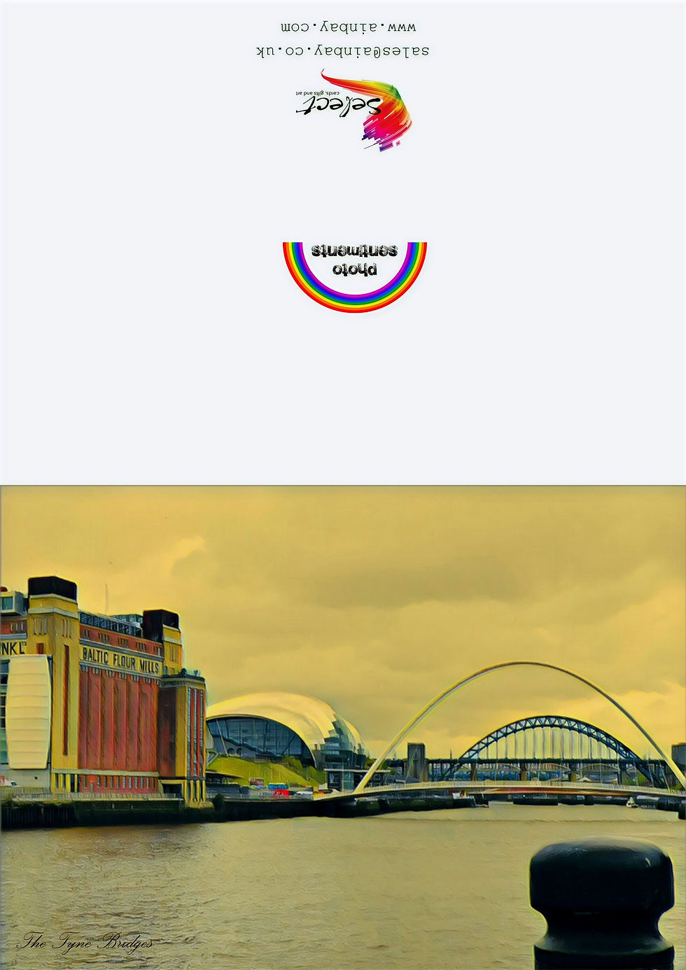Thumbnail: The Tyne Bridges Greeting Card