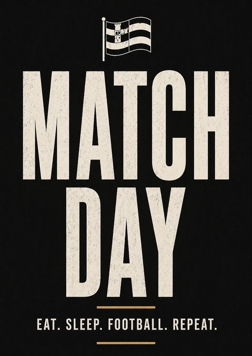 Thumbnail: Match Day Word Art Print