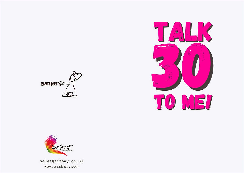 Thumbnail: Talk 30 To Me Greeting Card