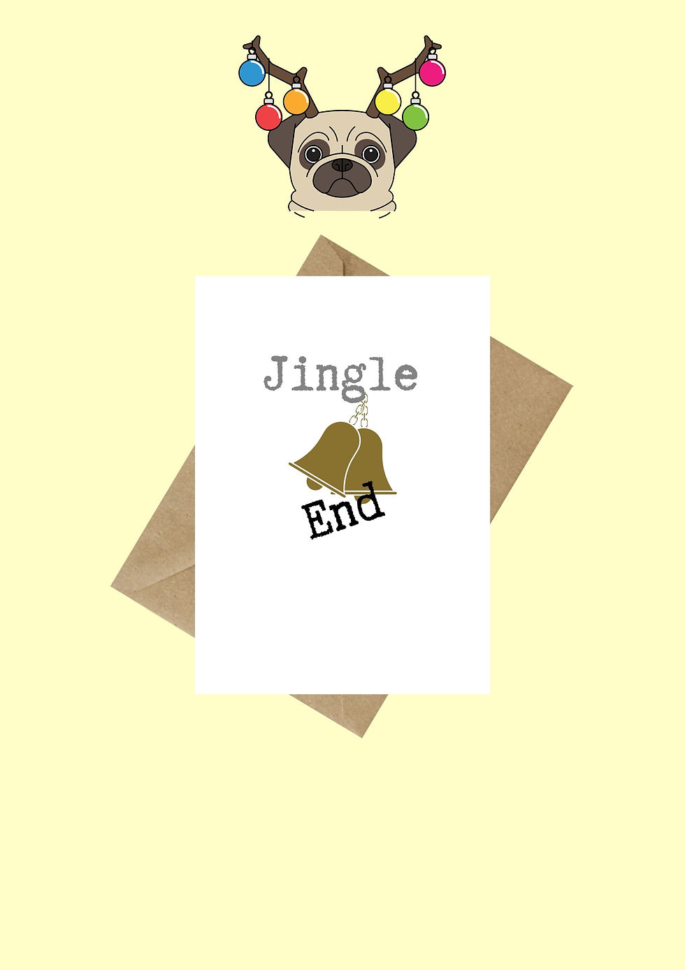 Thumbnail: Jingle Bell End Funny Christmas Greeting Card