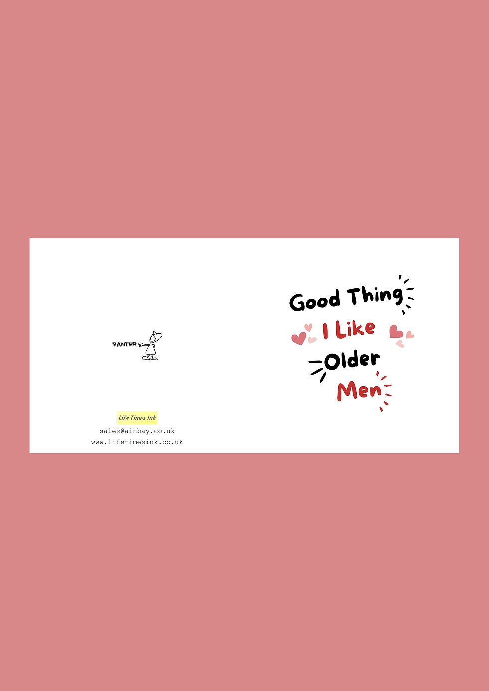 Thumbnail: Good Thing I Like Older Men Funny Square Birthday / Anniversary Greeting