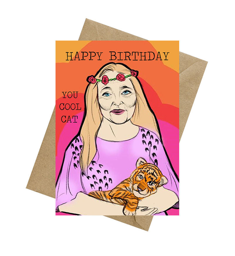 Thumbnail: Happy Birthday You Cool Cat Greeting Card