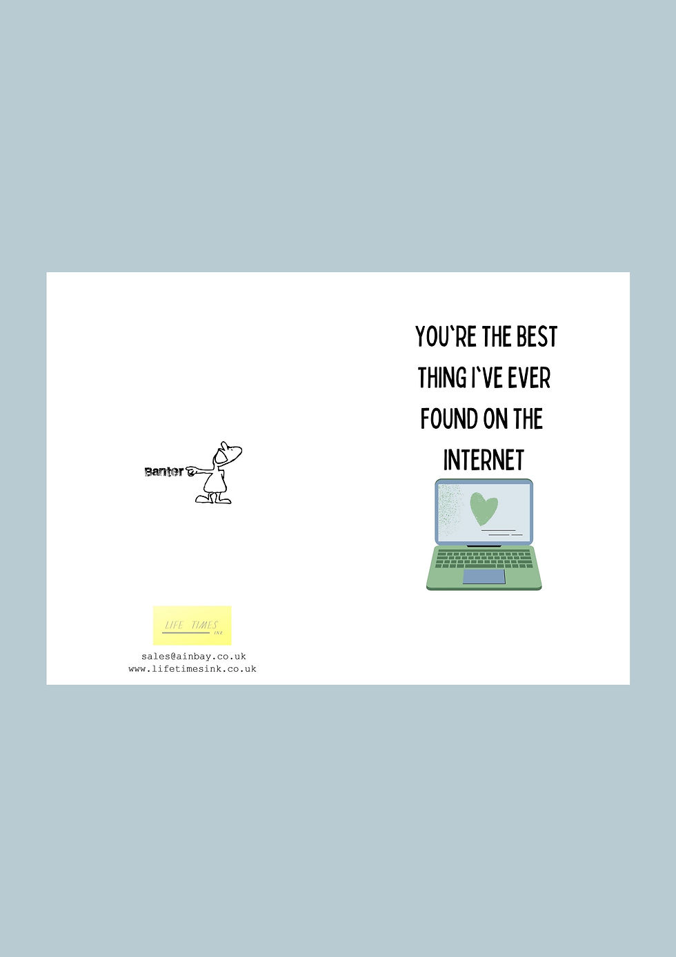 Thumbnail: You're The Best Thing I've Ever Found on The Internet Birthday Greeting Card