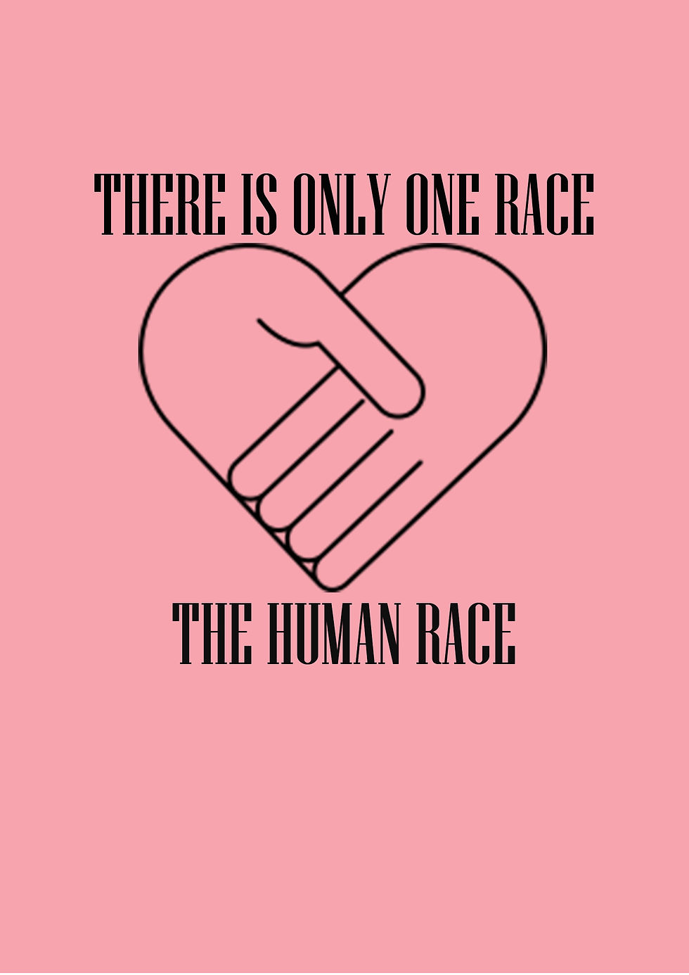 There Is Only One Race Greeting Card