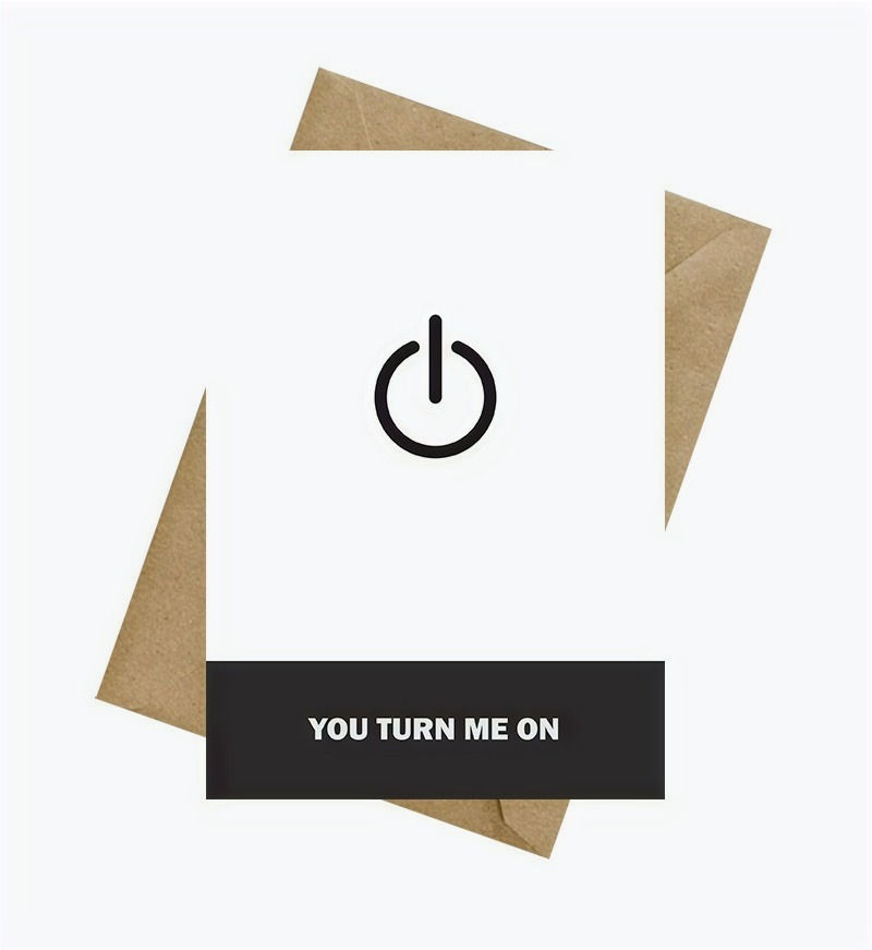 Thumbnail: You Turn Me On Greeting Card