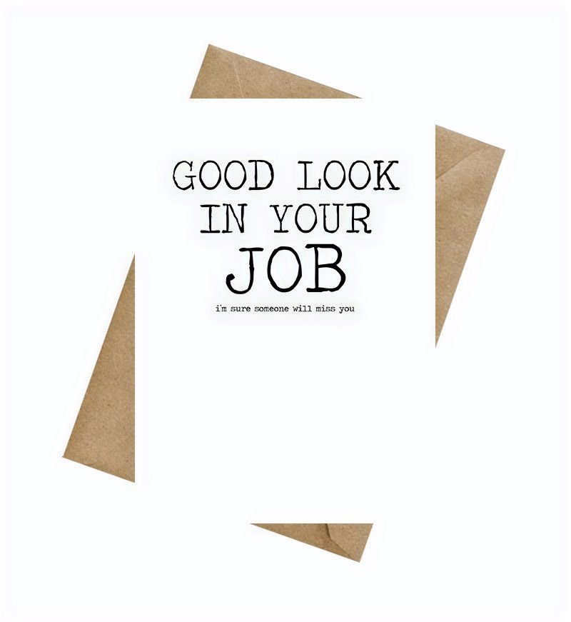 Thumbnail: Good Luck In Your New Job Greeting Card