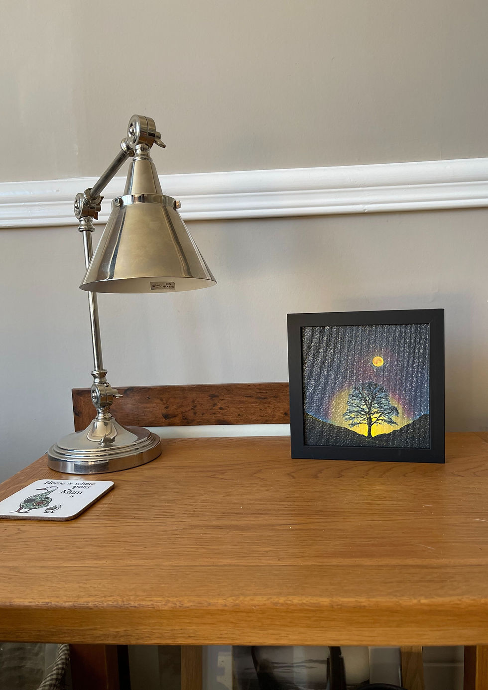 Thumbnail: Sycamore Gap Hadrian's Wall Northumberland Framed Wall Art in Oil Paint Effect