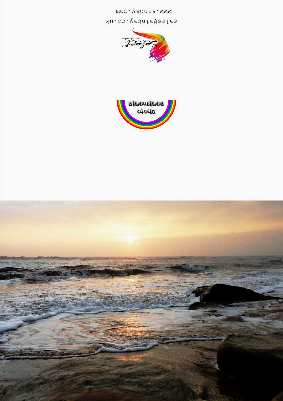 Thumbnail: Morning Surf Photographic Greeting Card