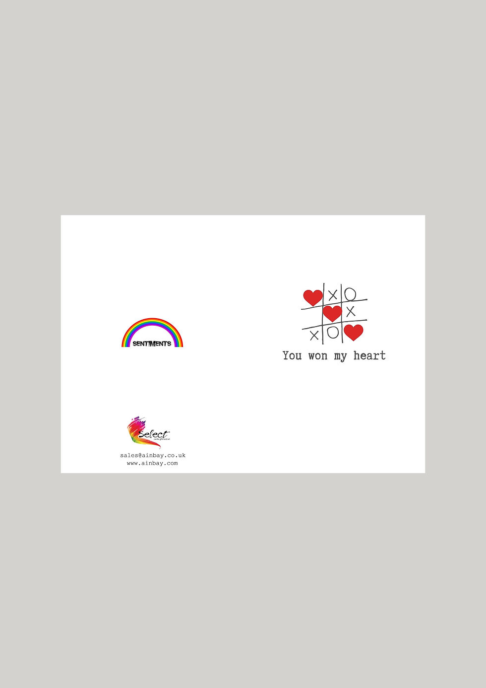 Thumbnail: You Won My Heart Greeting Card