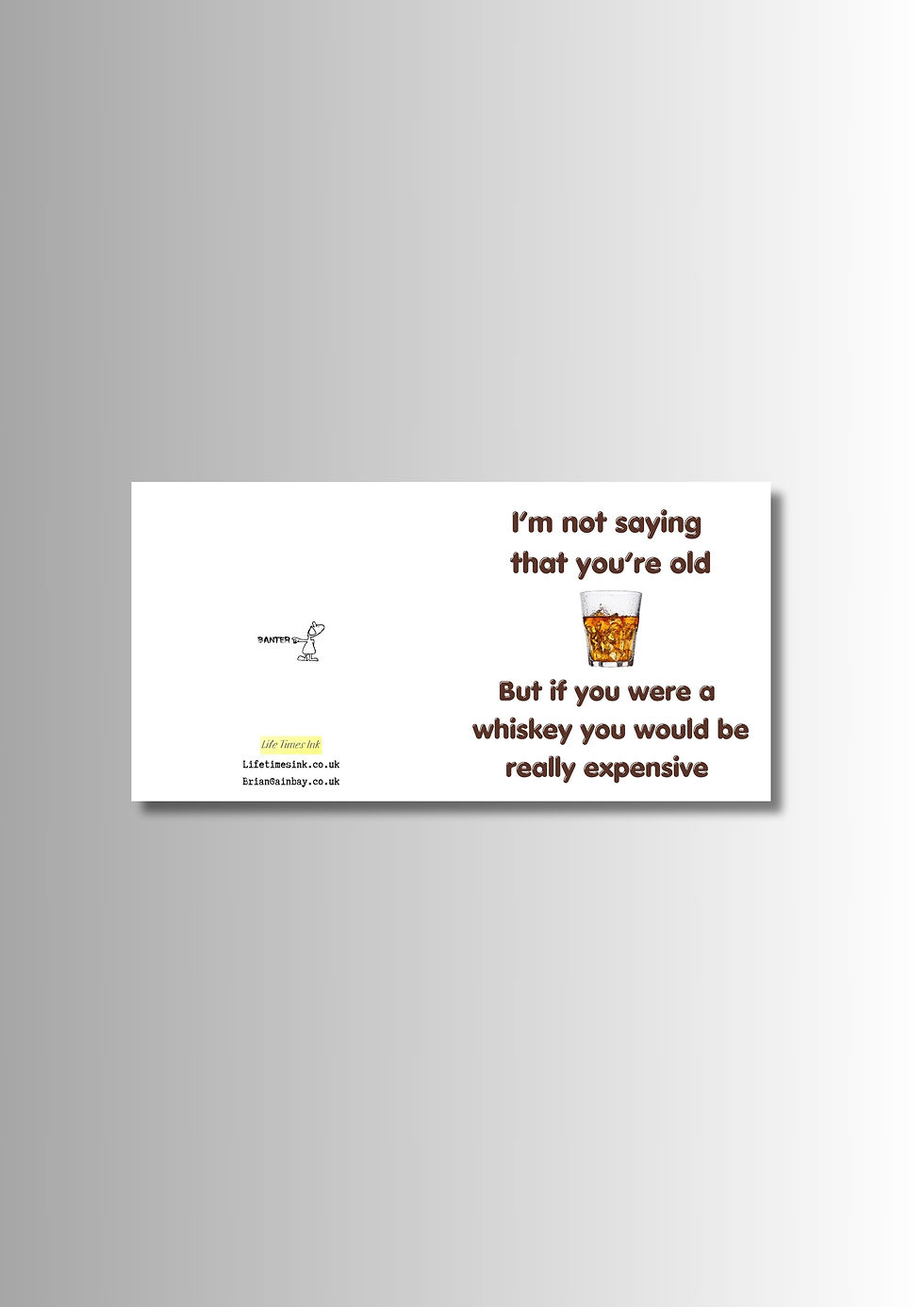 Thumbnail: I'm Not Saying That You Are Old Funny Birthday Card