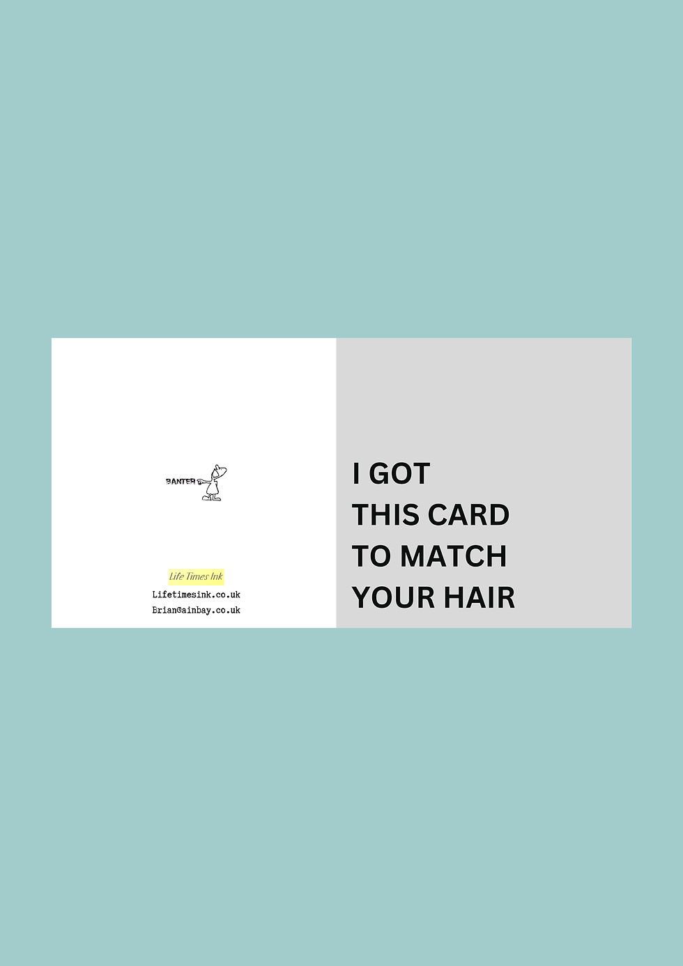 Thumbnail: I Got This Card To Match Your Hair Funny Birthday Card