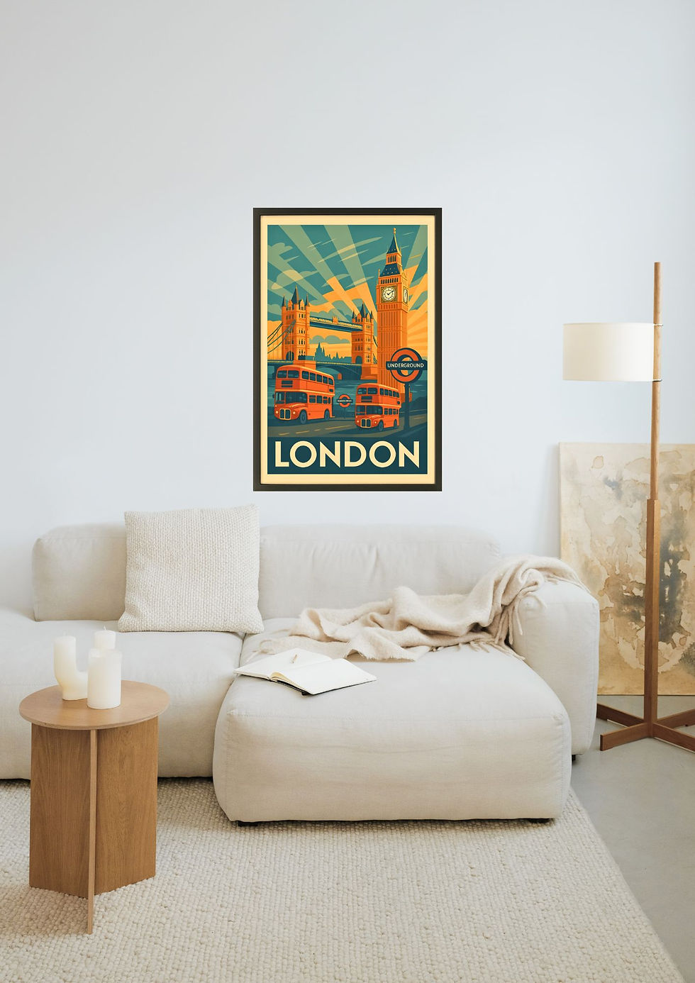 Thumbnail: Vintage London III Art Deco Style Poster / Print