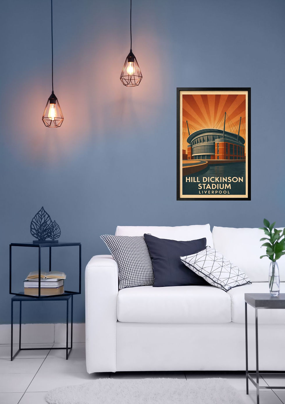 Thumbnail: The Hill Dickinson Stadium Liverpool Art Deco Style Print