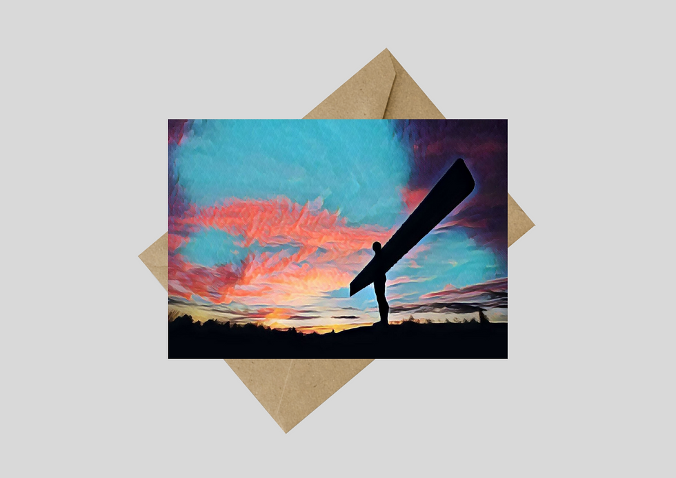Thumbnail: The Angel Of The North South Tyneside Greeting Card