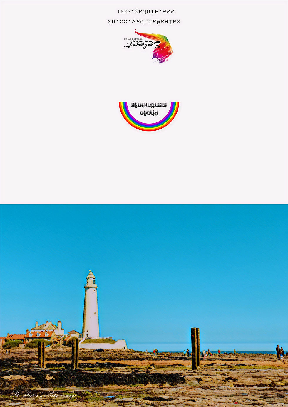 Thumbnail: St Mary's Pilgrimage Whitley Bay Greeting Card