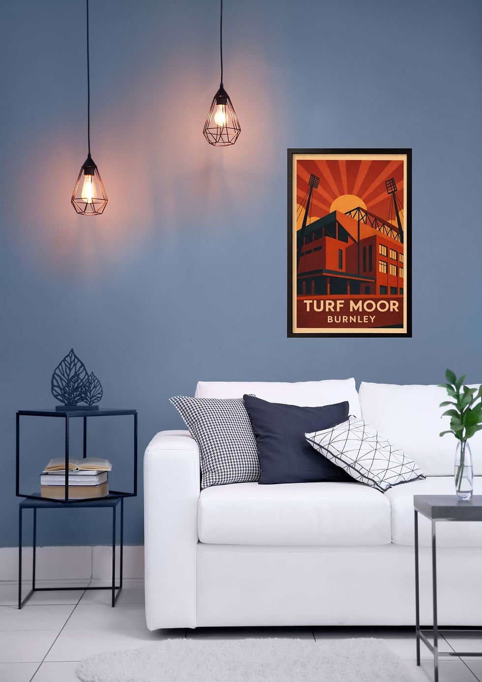 Thumbnail: Turf Moor Burnley Art Deco Style Print