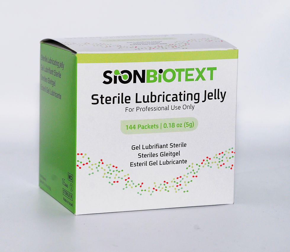 Sterile Lubricant Jelly packet Sion Medical English