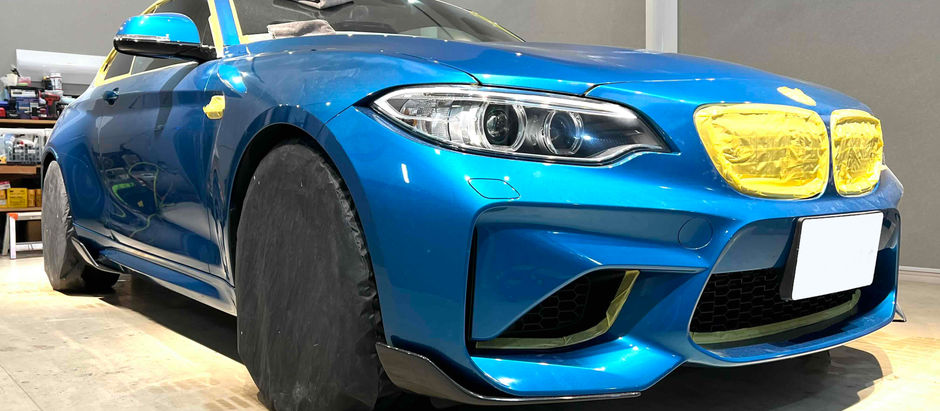 【BMW M2 ガラスコーティング】