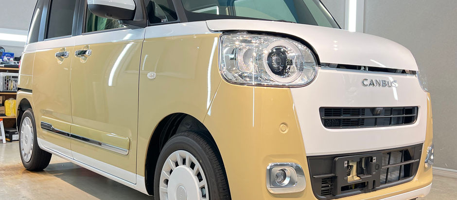 【ダイハツ ムーブ キャンバス NA3セラミックコート ナビ取付 新車】