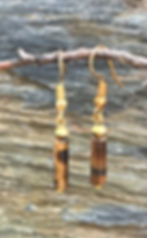 Thumbnail: Tiger eye earrings