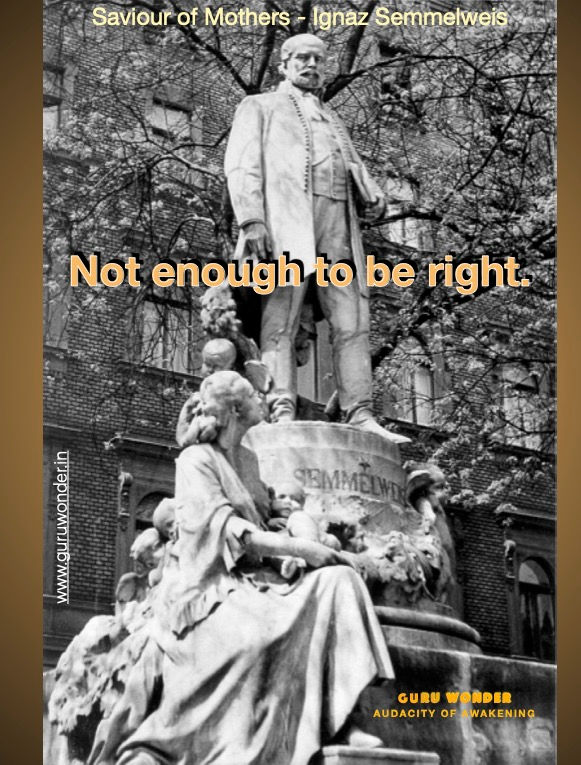 Not enough to be right.