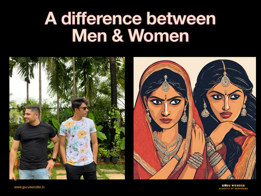 Difference between men and Women