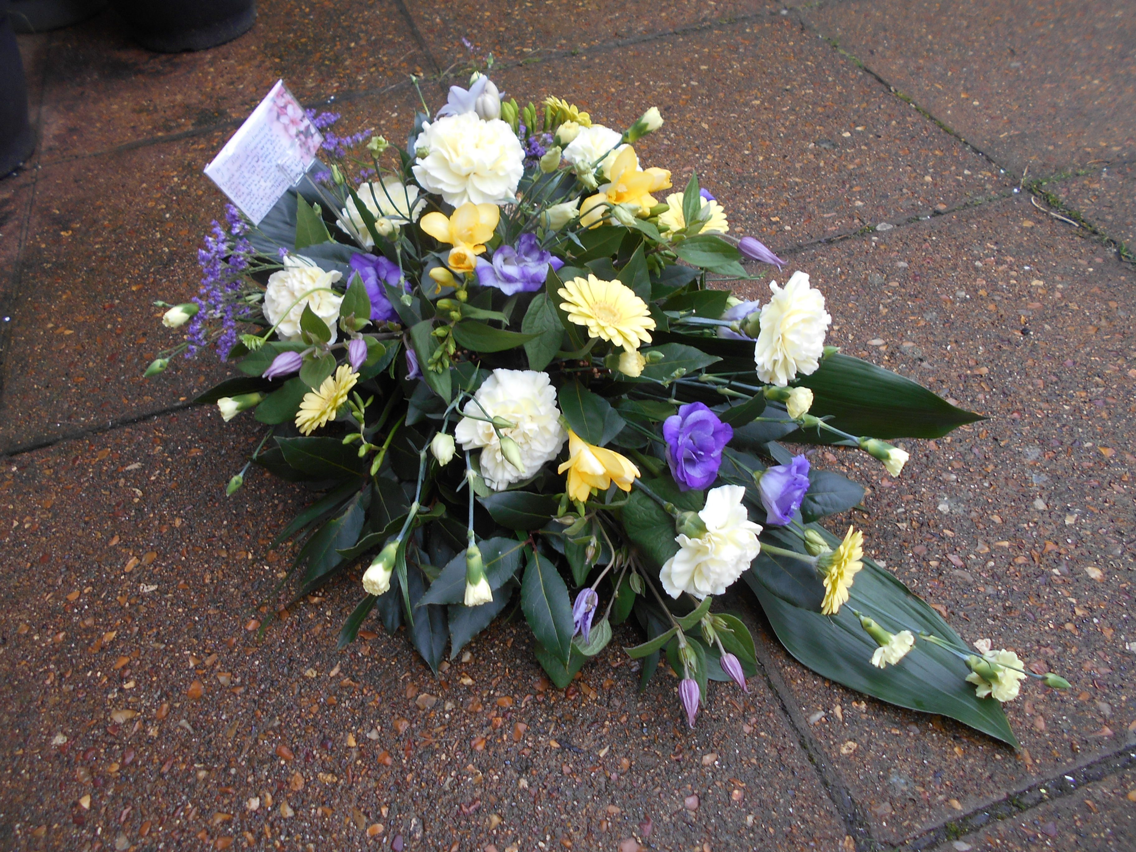 Blue, White & Yellow Spray