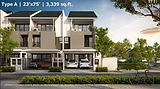 Seri Embun Type A 23x75 superlink home in City of Elmina Shah Alam