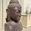 Thumbnail: TOTI Series: 28" Buddha Head/Bust - Antique Finish Stone