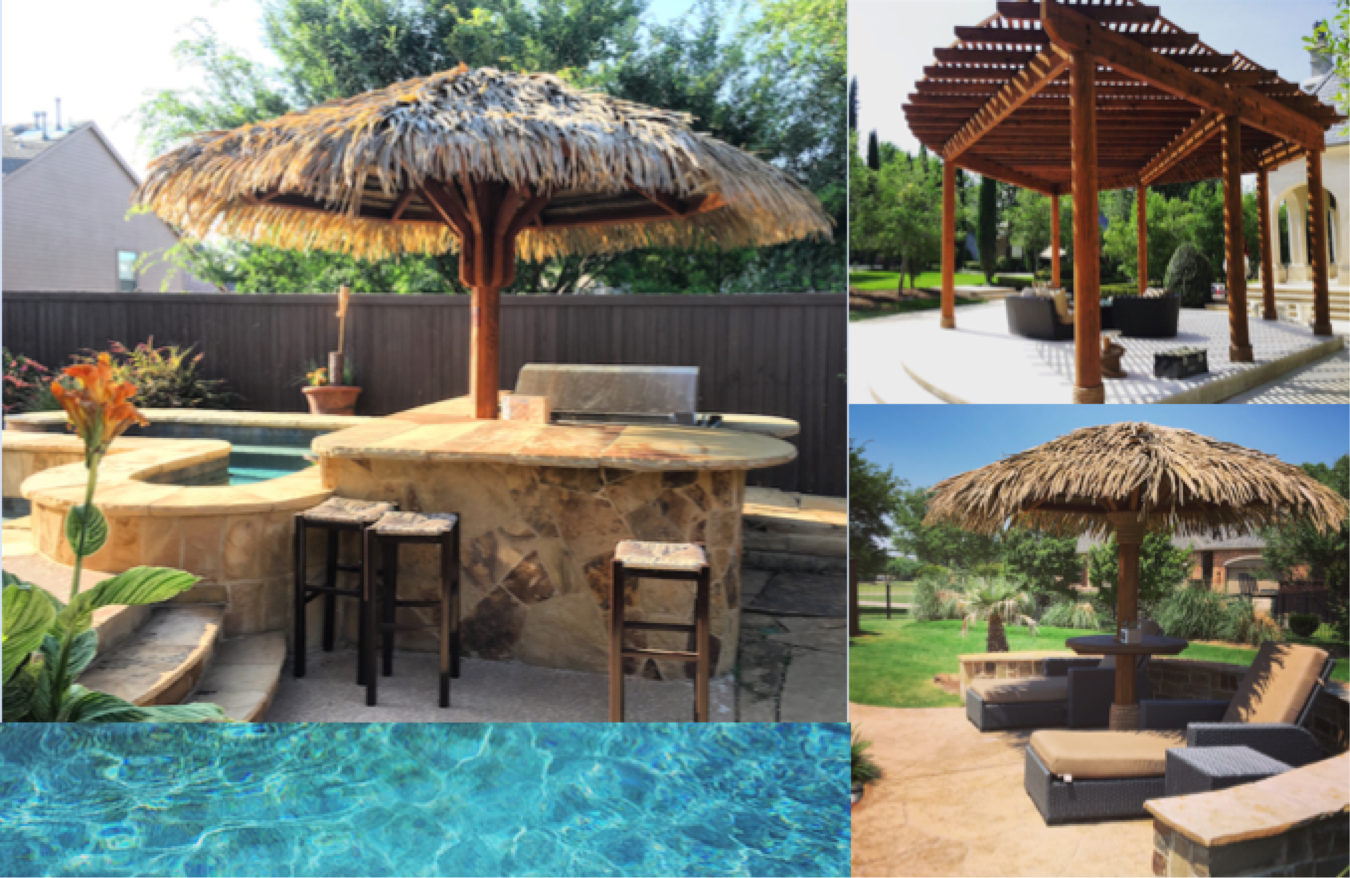 My Thatch Roof Synthetic Thatch Palapas Thatch Roofs Tiki Huts
