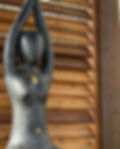 TOTI Series: 4' Lava Stone Yoga Statue