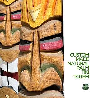 order the worlds best custom made tiki totem poles