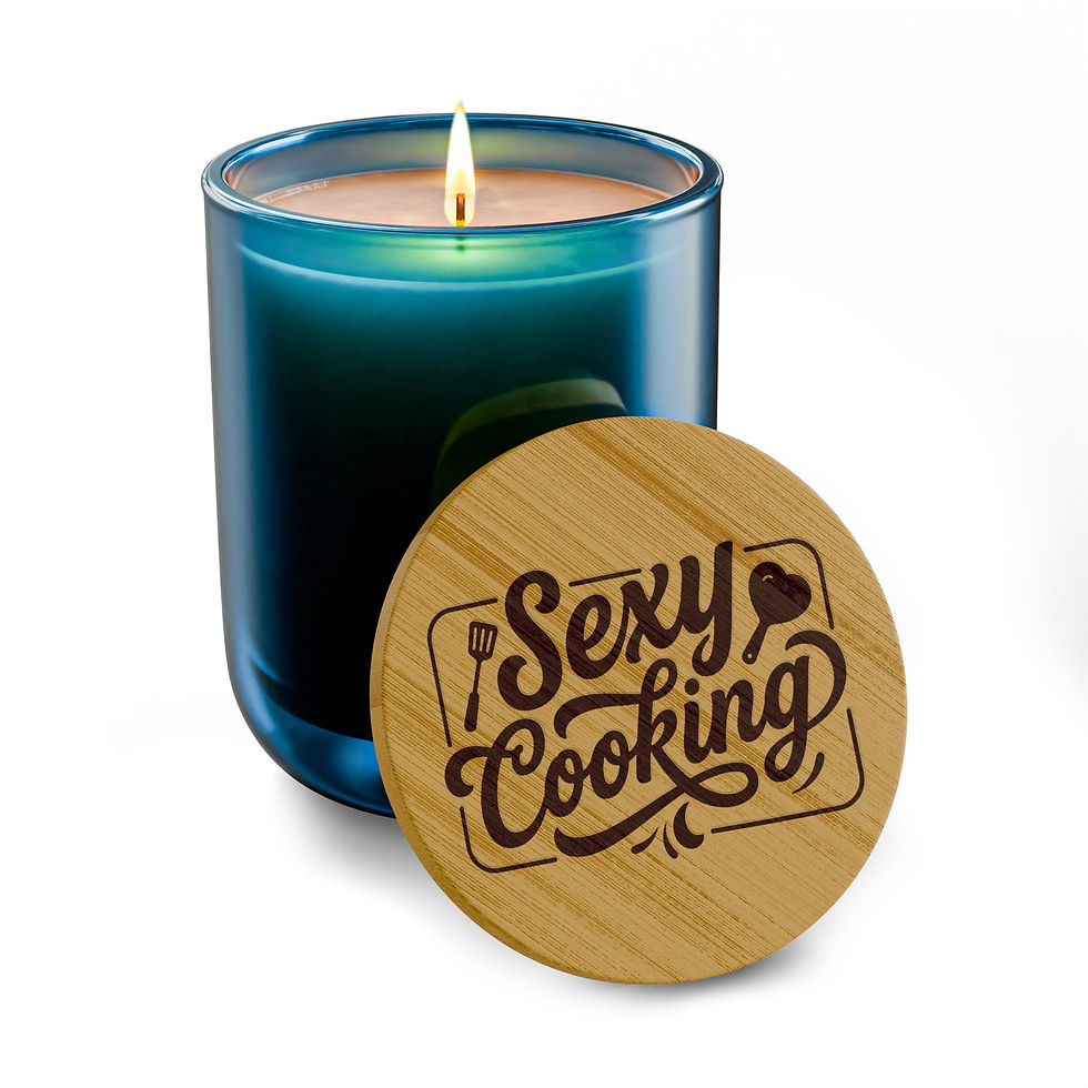 Thumbnail: Engraved 'Sexy Cooking' Soy Candles - Feel deeply personal and magical.