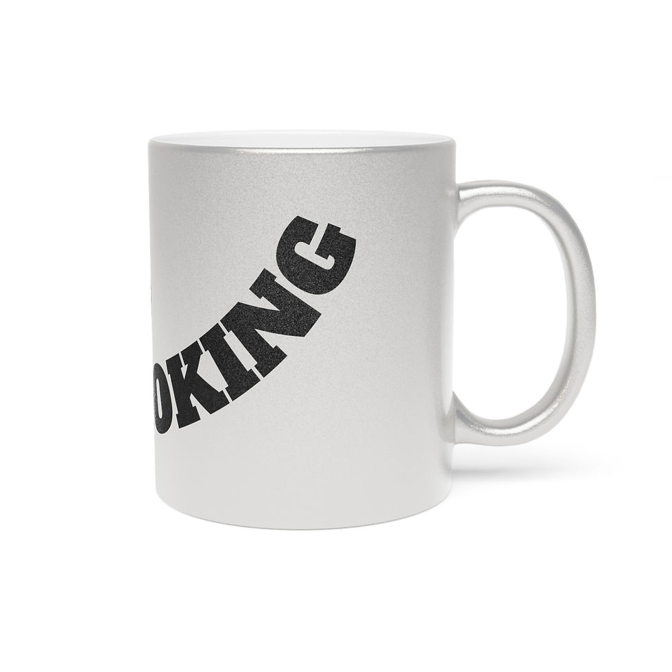 Thumbnail: "SEXY COOKING" brand Mug (Silver/Gold)-Wrap your hand around a warm cup of tea.