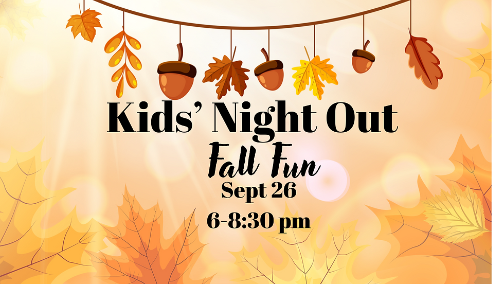 Kids' Night Out: Fall Fun