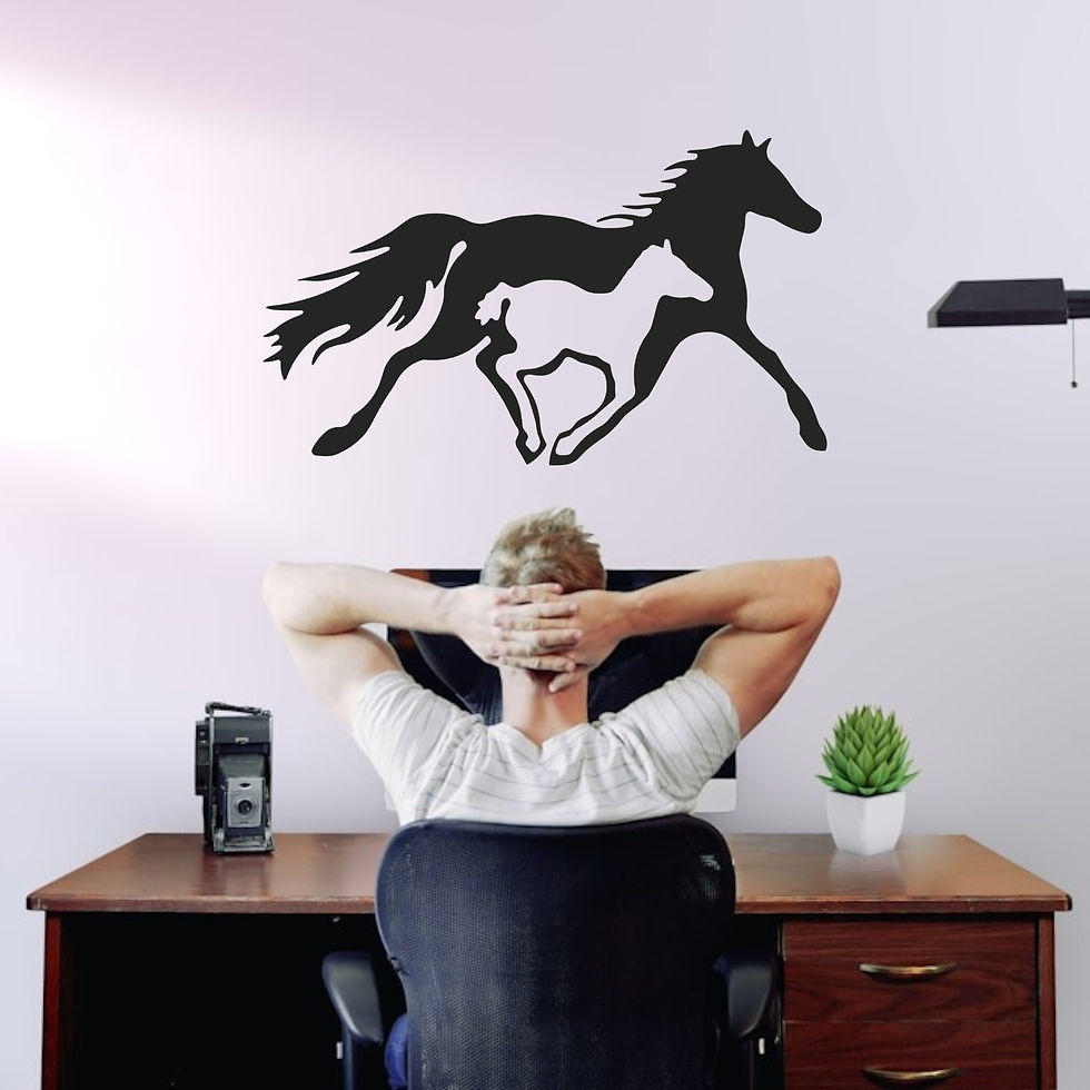 Thumbnail: Horses Running Silhouette