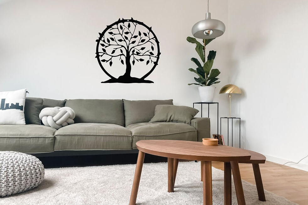 Thumbnail: metal tree of life wall art