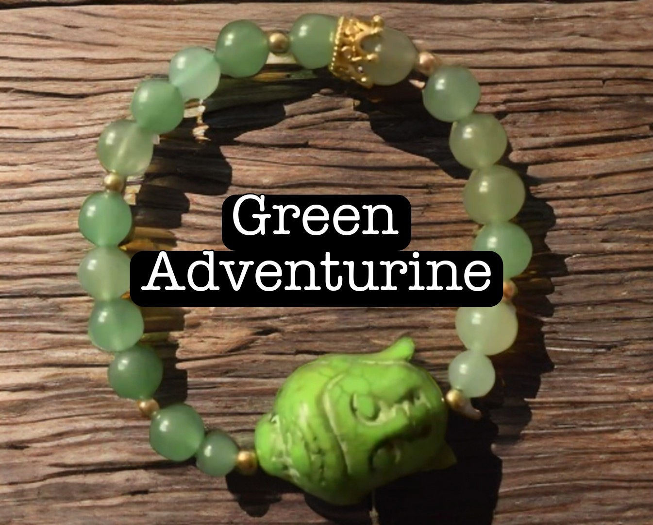 Big Buddha 8mm Green 💚 Adventurine