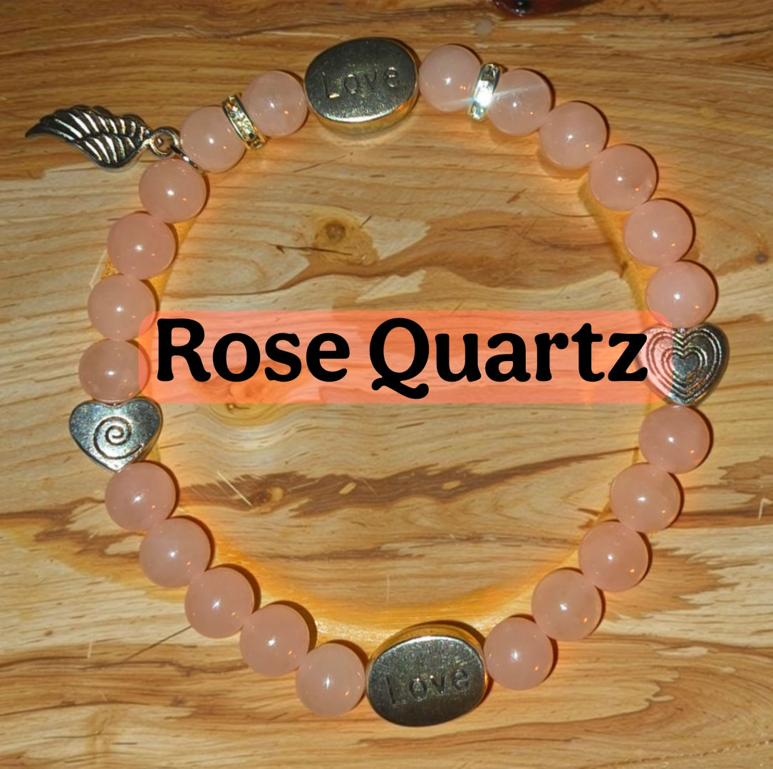 Love Rose Quartz 8mm Bracelet