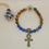Thumbnail:  Evil Eye Tiger Eye /Lapis Lazuli 8mm Bracelet