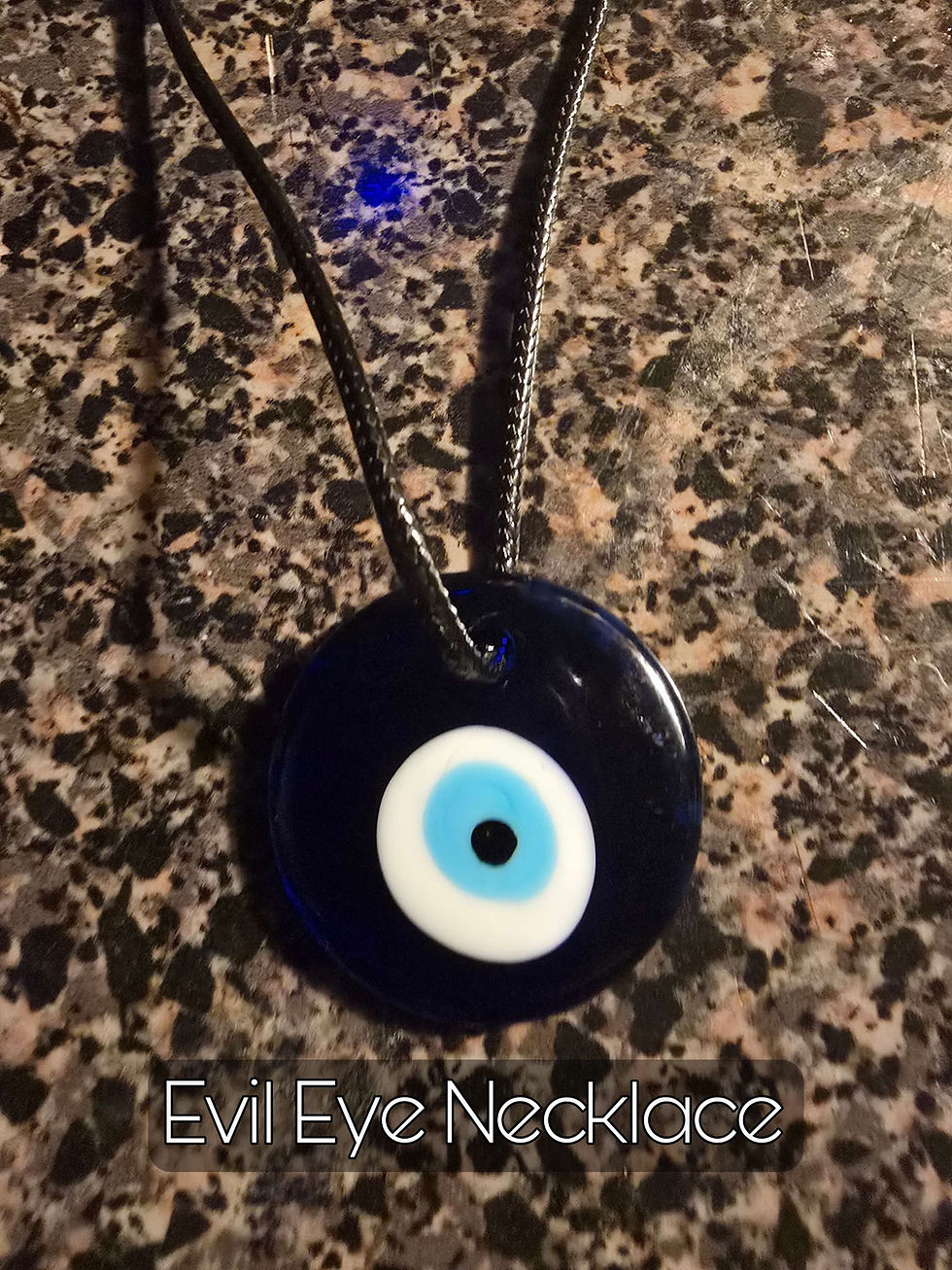 Thumbnail: Evil Eye Blue Agate Stack