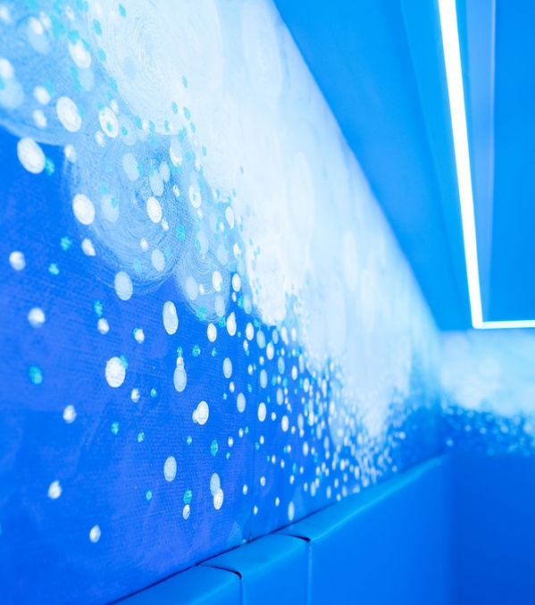 The Macgregor Ward Sensory Room deep blue sea theme vinyl