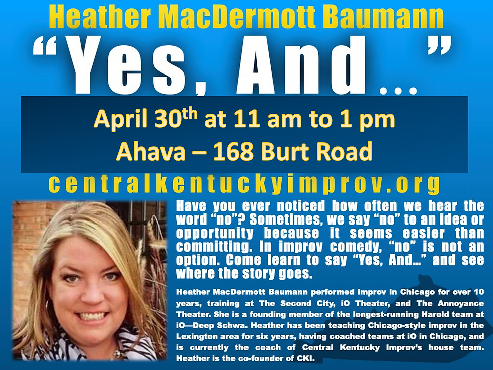 "Yes, And..." Improv Workshop 